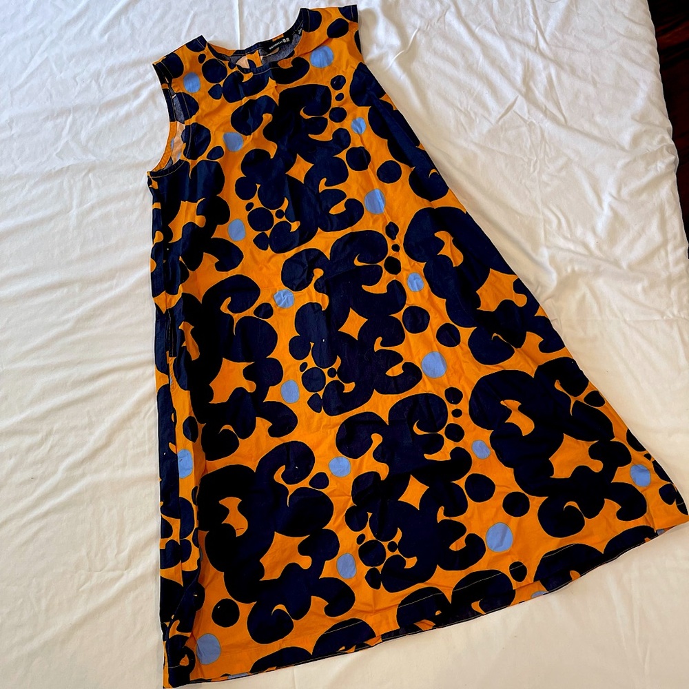 Marimekko Uniqlo collaboration a line dress